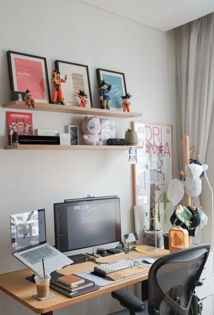 A modern workspace displaying a laptop, tablet, and smartphones, well suited to tech and freelance use.